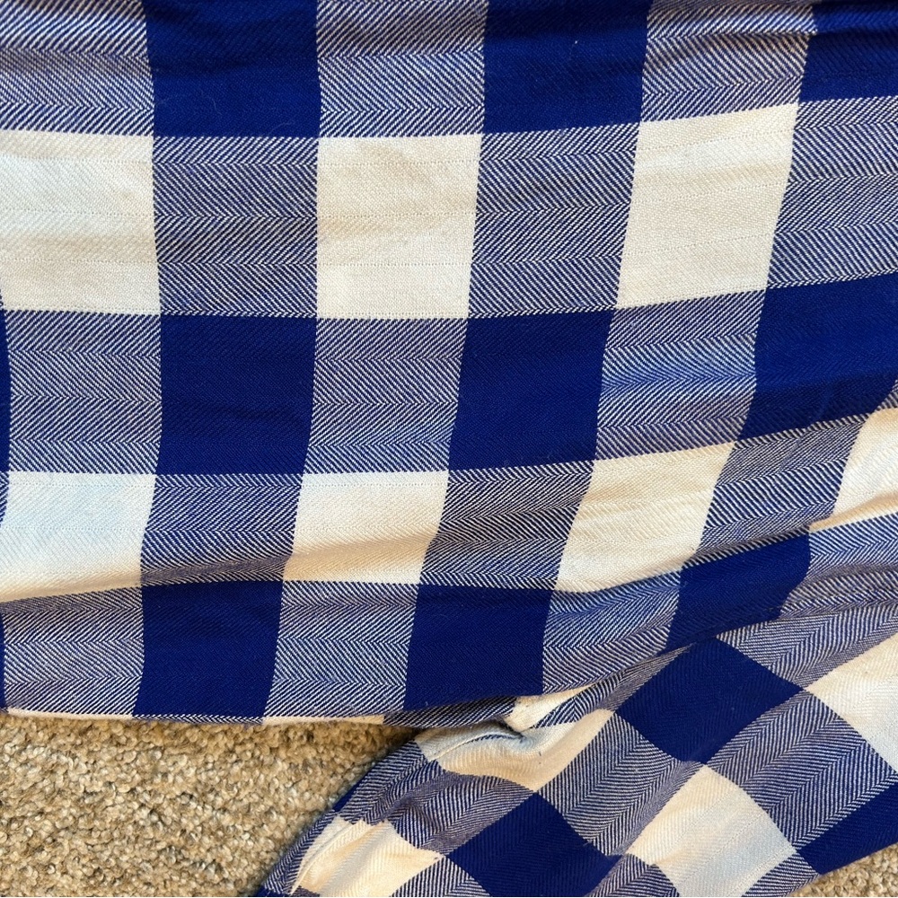 RAILS Hunter Cobalt and White Buffalo Check Button Down Long Sleeve. Soft!! Med - Picture 9 of 15